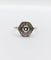 Bague 54 Bague Art déco en or 18k et platine, diamant taille rose, monture géométrique (vers 1940) 58 Facettes A07823
