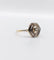 Bague 54 Bague Art déco en or 18k et platine, diamant taille rose, monture géométrique (vers 1940) 58 Facettes A07823