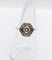 Bague 54 Bague Art déco en or 18k et platine, diamant taille rose, monture géométrique (vers 1940) 58 Facettes A07823