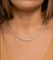 Collier Collier rivière en or blanc 18k serti de diamants, 7,58 ct 58 Facettes 567