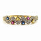 Bracelet Cristilli - Bracelet jonc en or jaune 18k, diamants et saphirs 58 Facettes 277