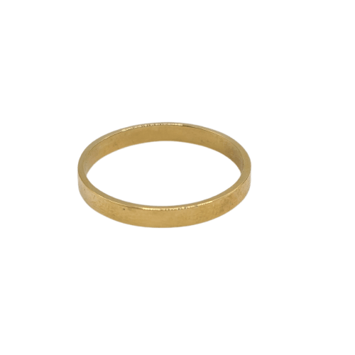 Bague 59 Bague alliance en or jaune 18 carats 58 Facettes #2676
