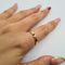 Bague 59 Bague alliance en or jaune 18 carats 58 Facettes #2676