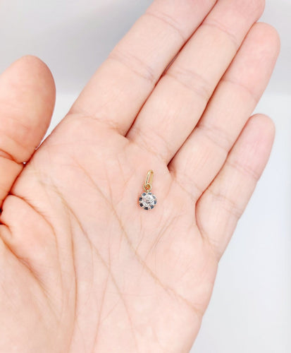 Pendentif Pendentif en or 18k et platine, diamant taille ancienne 0,30 ct, vers 1900 58 Facettes A07842