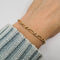Bracelet Bracelet chaîne en or jaune 18k 58 Facettes #2778