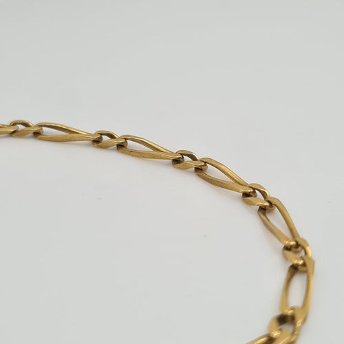 Bracelet Bracelet chaîne en or jaune 18k 58 Facettes #2778