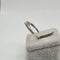 Bague 54 Bague en or blanc 18k avec diamant taille brillant 58 Facettes #2830