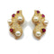 Boucles d'oreilles Vasari - Clips d’oreilles « Nuages » en or jaune 18k, années 1980 58 Facettes 273