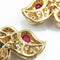 Boucles d'oreilles Vasari - Clips d’oreilles « Nuages » en or jaune 18k, années 1980 58 Facettes 273