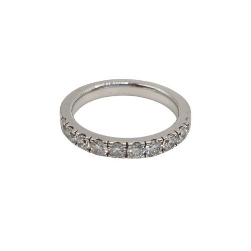Bague 50 Bague en or blanc 18k ornée de diamants 58 Facettes #2861