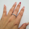 Bague 50 Bague en or blanc 18k ornée de diamants 58 Facettes #2861