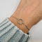 Bracelet Bracelet rond en or blanc 18 carats avec diamants 58 Facettes #2918