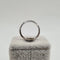 Bague 51.5 Bague alliance en or blanc 18 carats avec diamant 58 Facettes #2956