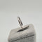 Bague 57 Bague alliance en or blanc 18 carats 58 Facettes #3126
