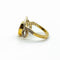 Bague 50 Bague « Diadème » en or jaune et gris 18k, saphir et diamants 58 Facettes 274