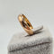 Bague 57.5 Alliance en or rose 18 carats 58 Facettes #3132
