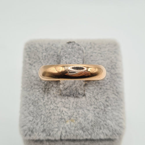 Bague 57.5 Alliance en or rose 18 carats 58 Facettes #3132