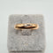 Bague 57.5 Alliance en or rose 18 carats 58 Facettes #3132