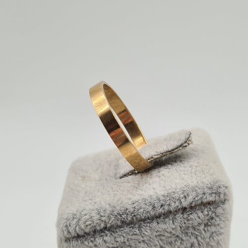Bague 63 Bague alliance en or jaune 18 carats 58 Facettes #3134