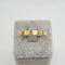 Bague 63 Bague alliance en or jaune 18 carats 58 Facettes #3134