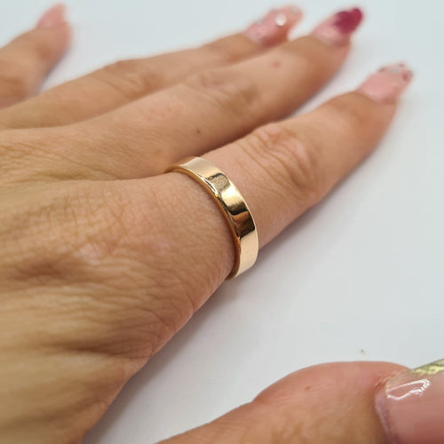 Bague 55 Bague alliance en or rose 18k 58 Facettes #3139