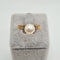 Bague 56.5 Bague en or rose 18k avec perle de culture 58 Facettes #3141