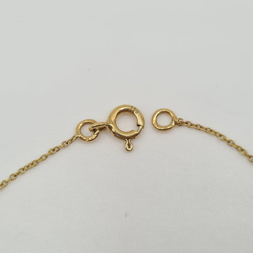 Bracelet Bracelet chaîne en or jaune 18k serti de diamants 58 Facettes #3185