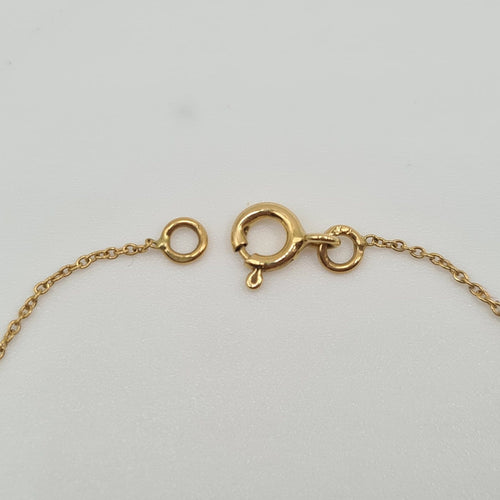 Bracelet Bracelet chaîne en or jaune 18k avec diamant 58 Facettes #3187
