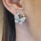 Boucles d'oreilles Boucles d’oreilles en or blanc 18k et diamants 58 Facettes #3276