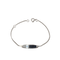 Bracelet Gourmette en or blanc 18 carats 58 Facettes #3280