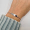 Bracelet Gourmette en or blanc 18 carats 58 Facettes #3280