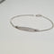 Bracelet Gourmette en or blanc 18 carats 58 Facettes #3280