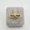 Bague 55 Bague en or jaune 18k avec saphir 58 Facettes #3371