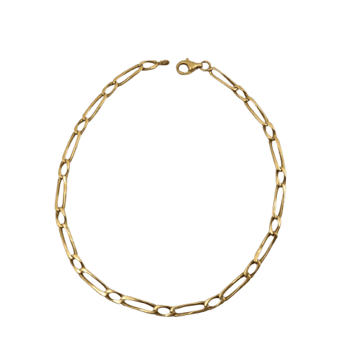 Bracelet Bracelet chaîne en or jaune 18k 58 Facettes #3410