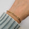 Bracelet Bracelet chaîne en or jaune 18k 58 Facettes #3410