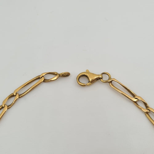 Bracelet Bracelet chaîne en or jaune 18k 58 Facettes #3410