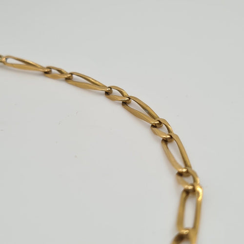 Bracelet Bracelet chaîne en or jaune 18k 58 Facettes #3410