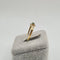 Bague 54 Bague en or jaune 18k avec diamant 58 Facettes #3413