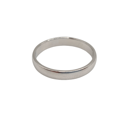 Bague 52 Bague alliance en or blanc 18k 58 Facettes #3495