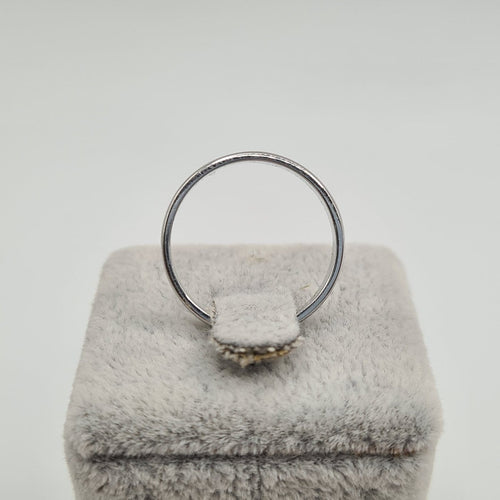 Bague 52 Bague alliance en or blanc 18k 58 Facettes #3495