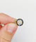 Pendentif Pendentif cible ancien en or 18k, perle, diamants taille rose et saphirs synthétiques calibrés 58 Facettes A07868