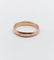 Bague 52 Alliance jumelée victorienne en or rose 18k, gimmel, circa 1898 58 Facettes A07873