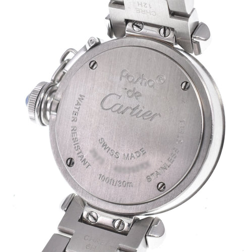Montre Cartier - Montre Pasha de Cartier à quartz en acier inoxydable 58 Facettes kuyscyswho