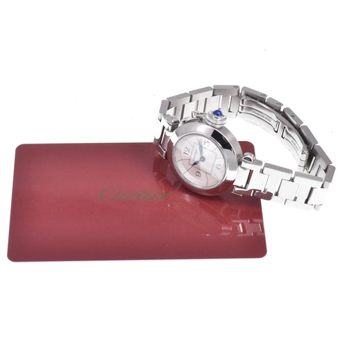 Montre Cartier - Montre Pasha de Cartier à quartz en acier inoxydable 58 Facettes kuyscyswho
