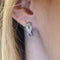 Boucles d'oreilles Boucles d’oreilles en or blanc 18k 58 Facettes #3528