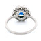 Bague 54 Bague cluster Art déco en platine avec saphir et diamants 58 Facettes A0509B793E254699AD49C1EA40CBF39B
