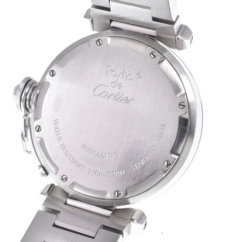 Montre Cartier - Montre Pasha de Cartier automatique en acier inoxydable 58 Facettes yhgrjsm8nw