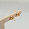 Boucles d'oreilles Boucles d’oreilles en or rose et diamants naturels 58 Facettes #3558