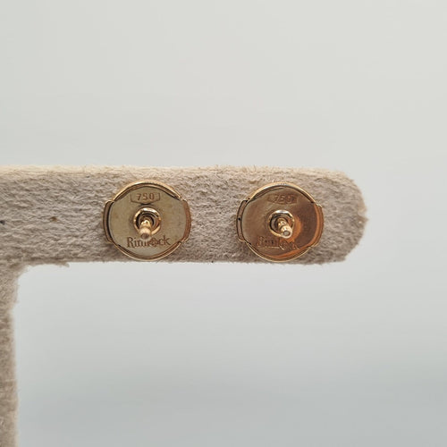 Boucles d'oreilles Boucles d’oreilles en or rose et diamants naturels 58 Facettes #3558