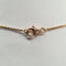 Collier Collier chaîne en or rose 18k avec tourmaline 58 Facettes #3574